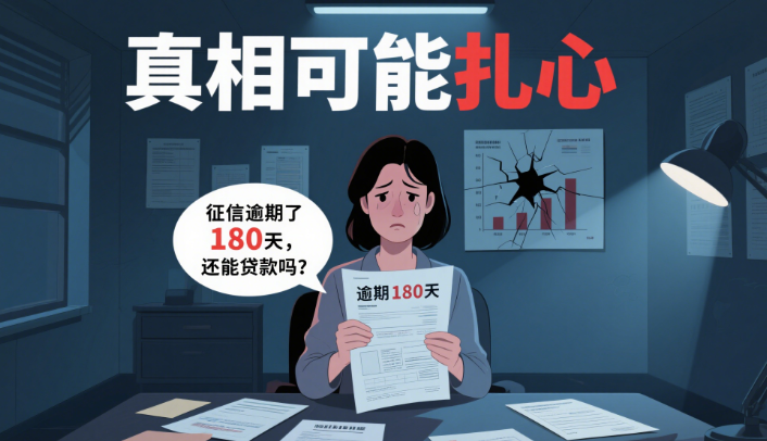 逾期了180天征信黑了，还能贷款吗