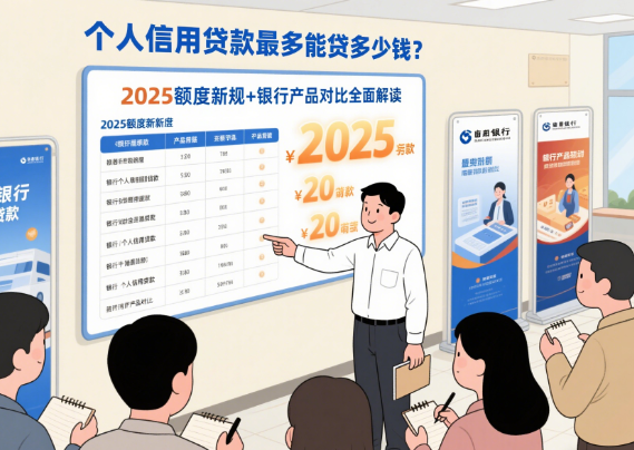 个人信用贷款最多能贷多少钱