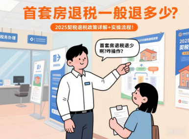 首套房退税一般退多少